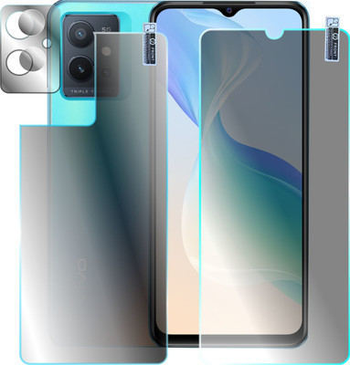 Olonga Front and Back Screen Guard for VIVO IQOO Z6 5G, VIVO T1 5G(Pack of 3)