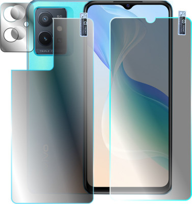 FINCH Front and Back Screen Guard for VIVO T1 5G(Pack of 3)