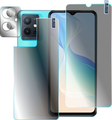 KANCHA Front and Back Screen Guard for Vivo T1 5G, Vivo iQOO Z6(Pack of 3)