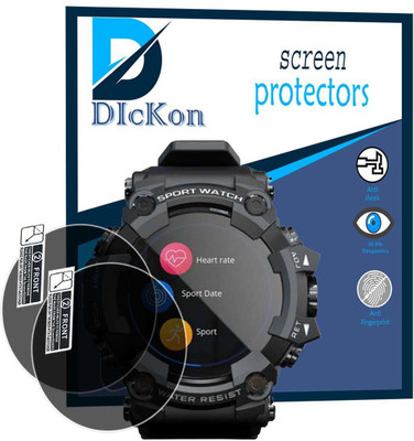 DICKON Screen Guard for Life Like Q1 smart watch(Pack of 2)