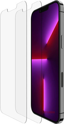 ISTAMBH Tempered Glass Guard for iPhone 13 Pro Max Tempered Glass, Screen Protector, Crystal Clear, Ultra Smooth, Advanced Protection, Pack of 2(Pack of 2)