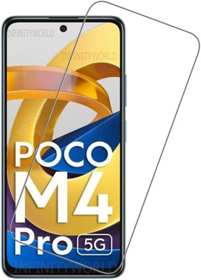 XRENGTH Tempered Glass Guard for POCO M4 Pro 5G(Pack of 1)