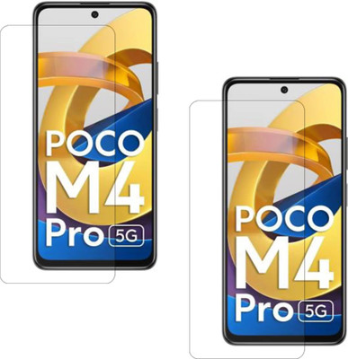 ISAAK Tempered Glass Guard for Poco M4 Pro 5G(Pack of 2)