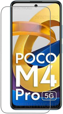 OYNX Tempered Glass Guard for ; POCO M4 Pro 5G(Pack of 1)