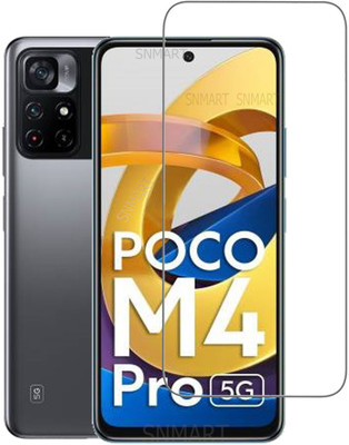 SNMART Tempered Glass Guard for POCO M4 Pro 5G(Pack of 1)