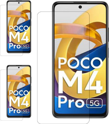 ISAAK Tempered Glass Guard for Poco M4 Pro 5G(Pack of 3)