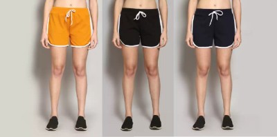 JR APPAREL Color Block Women Multicolor Hotpants