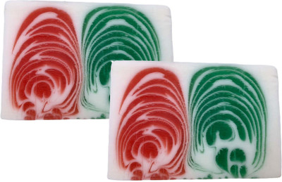 Metherb Grape Crafted Soaps Face Body Fragrance Handmade(2 x 100 g)