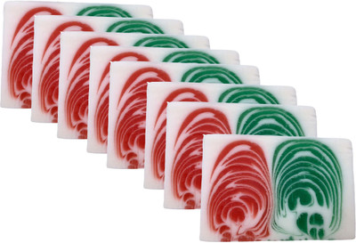 Metherb Grape Crafted Soaps Face Body Fragrance Handmade(8 x 100 g)