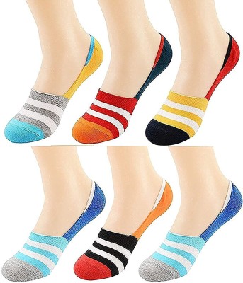 Goldennest Men Striped Ankle Length(Pack of 6)