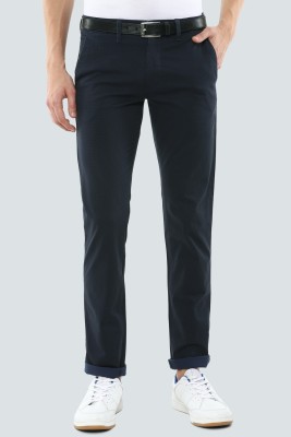 LOUIS PHILIPPE Slim Fit Men Dark Blue Trousers