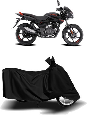 Mdstar Waterproof Two Wheeler Cover for Bajaj(Pulsar 125, Black)