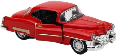 PRIMEFAIR 1:36 Scale Alloy Die-Cast Pull Back Metal Vintage Car Model Retro Classic Car(Red, Pack of: 1)