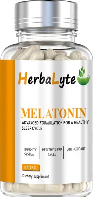 HERBALYTE Sleeping Pills Aid for Deep Sleep with Melatonin & Valerian (H32) Ultra(60 Capsules)