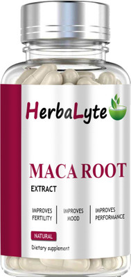 HERBALYTE Maca Root Capsules Enriched with Maca Root Extract for Men (H30) Pro(60 Capsules)