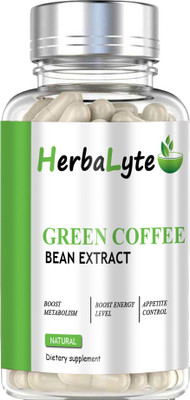 HERBALYTE Green Coffee Bean Extract 800mg for Weight Loss Capsule (H24) Ultra(60 Capsules)