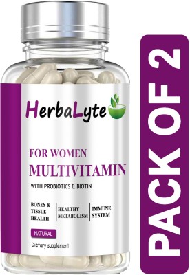 HERBALYTE Multivitamin For Women (B20) Pro(2 x 60 Capsules)