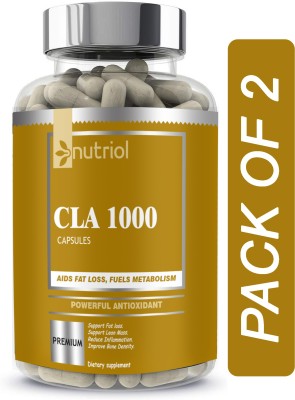 Nutriol CLA 1000 Fat Burner, fat burner for women, fat burner for Men (B11) Advanced(2 x 60 Capsules)