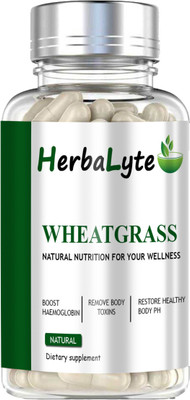 HERBALYTE Wheatgrass 800 mg Capsules Advanced(30 Capsules)