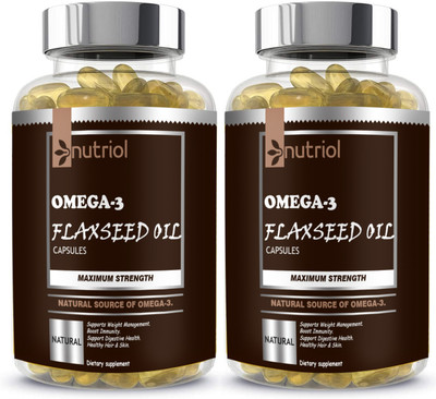 Nutriol Ultra Flaxseed extract capsules Omega 369 (G18)(120 Capsules)
