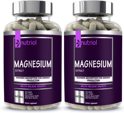 Nutriol Chelated Magnesium Glycinate Oxide Supplement (G31)(120 Capsules)