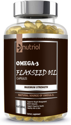 Nutriol Ultra Flaxseed extract capsules Omega 369 (H18) Ultra(60 Capsules)