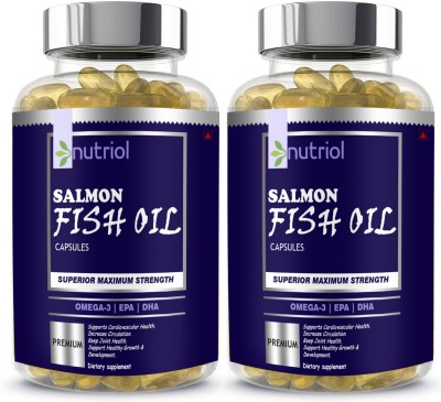 Nutriol Salmon Fish Oil 1000mg Triple Strength 660mg (G38) Premium(120 Capsules)