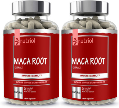 Nutriol Maca Root Capsules Enriched with Maca Root Extract for Men (G30) Pro(120 Capsules)