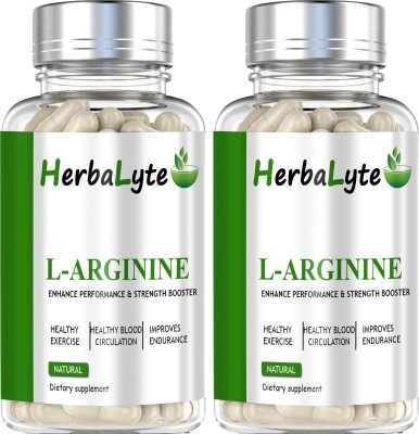 HERBALYTE L-Arginine 1000mg Capsules Per Serving, l arginine supplement (G28) Ultra(120 No)