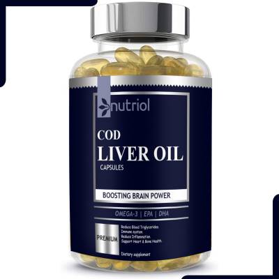 Nutriol Premium Cod Liver Oil Capsules, Ultra
