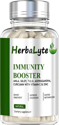 HERBALYTE Immunity Booster Capsule ,Vitamin C 1000mg for Glowing Skin Pro(30 No)