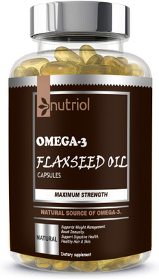 Nutriol Advanced Flaxseed extract capsules Omega 369 (H18) Advanced(60 Capsules)