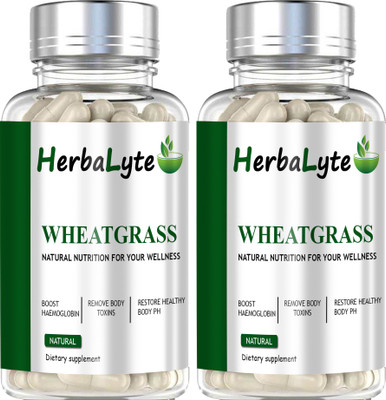 HERBALYTE Wheatgrass 800 mg Capsules (G50) Ultra(120 Capsules)