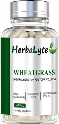 HERBALYTE Wheatgrass 800 mg Capsules(30 Capsules)