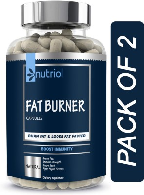 Nutriol Fat Burner, Fat burner supplements/Fat burner for Men/women (B14) Advanced(2 x 60 Capsules)