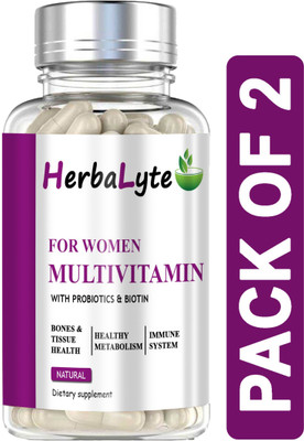 HERBALYTE Multivitamin For Women (B20)(2 x 60 Capsules)
