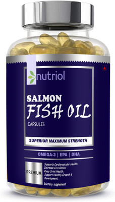 Nutriol Salmon Fish Oil 1000mg Triple Strength 660mg (H38) Advanced(60 Capsules)