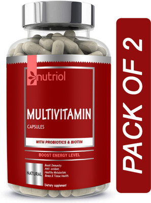 Nutriol The Real Vitamin Pro Multivitamin (B35) Pro(2 x 60 Capsules)