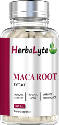 HERBALYTE Maca Root Capsules Enriched with Maca Root Extract for Men (H30) Advanced(60 Capsules)