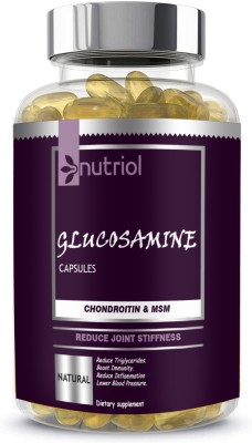 Nutriol Glucosamine Joint Pain Relief Support, HCl, Boswellia, Chondroitin (H22) Ultra(60 Capsules)