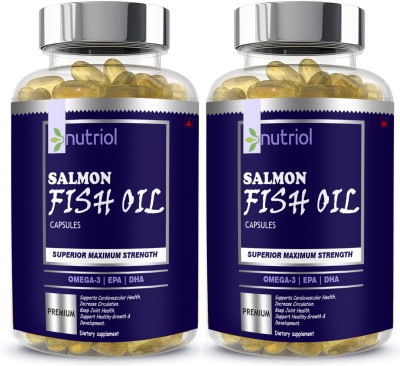 Nutriol Salmon Fish Oil 1000mg Triple Strength 660mg (G38) Advanced(120 Capsules)