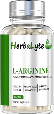 HERBALYTE L-Arginine 1000mg Capsules Per Serving, l arginine supplement Premium(30 Capsules)