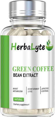 HERBALYTE Green Coffee Bean Extract 800mg for Weight Loss Capsule(30 Capsules)