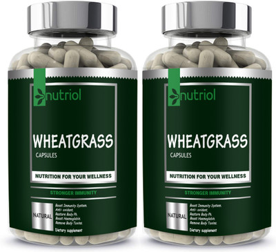 Nutriol Wheatgrass 800 mg Capsules (G50) Advanced(120 Capsules)