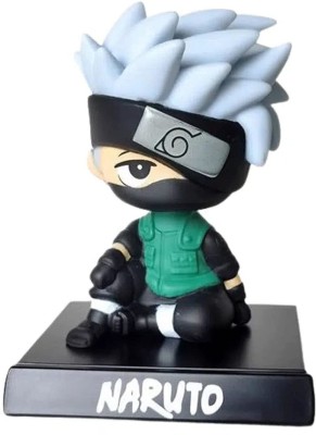 RVM Toys Naruto Kakashi Hatake Bobble Head Action Figure Toy Bobblehead Car/Office(Multicolor)