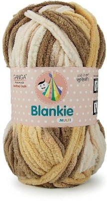 NTGS Ganga Blankie Chenille Yarn Supersoft Knitting Wool Ball, 300g Shade no -BLM005