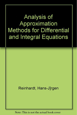 Analysis of Approximation Methods for Differential and Integral Equations(English, Paperback, unknown)