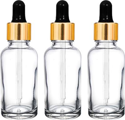 nsb herbals 30 ml Glass Bottle(Pack of 3, Clear)