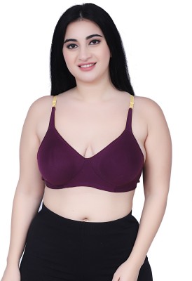 DRAXSTAR TRENDS T-shirt Bra Women T-Shirt Non Padded Bra(Purple)