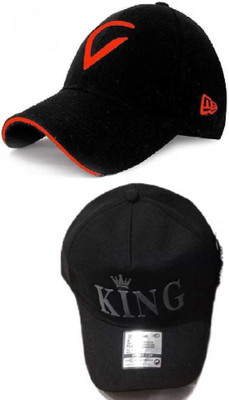 Minar Self Design Sports/Regular Cap Cap(Pack of 2)